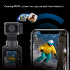 Handheld Gimbal Pocket Camera M105 4K Vlog Rotating Outdoor Travel Shooting Camera